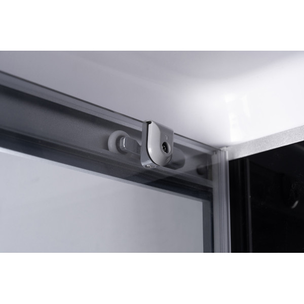 Душевая кабина Loranto 80x100x215 стекло матовое, профиль сатин (CS-5180-13R G)