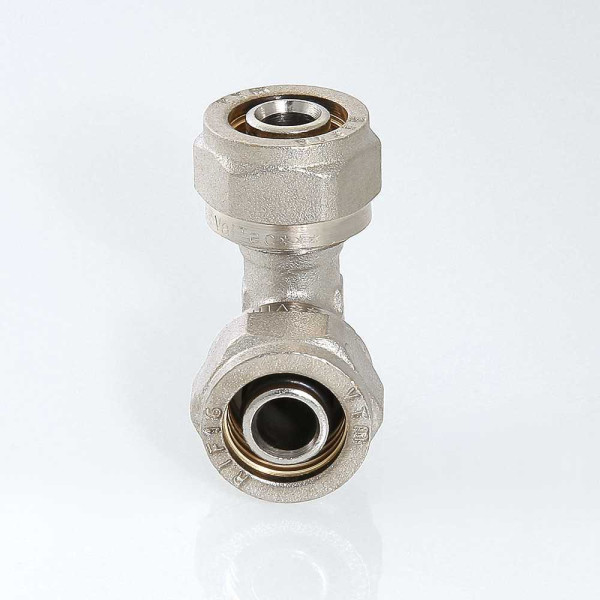 Соединение угловое 16*16 Valtec (обжим) (VTm.351.N.001616) Соединение угловое 16*16 Valtec (обжим) (VTm.351.N.001616)