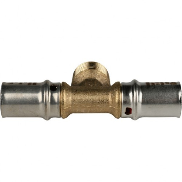 Тройник 16*1/2"Н*16 Stout (пресс) SFP-0008-161216 Тройник 16*1/2"Н*16 Stout (пресс) SFP-0008-161216