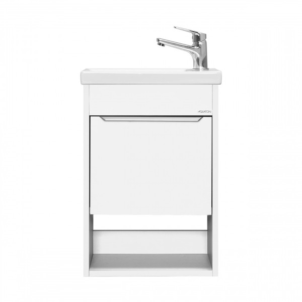 Тумба подвесная Aquaton Хоуп 384x212x550 белый (1.A287.1.01H.P2B.0)