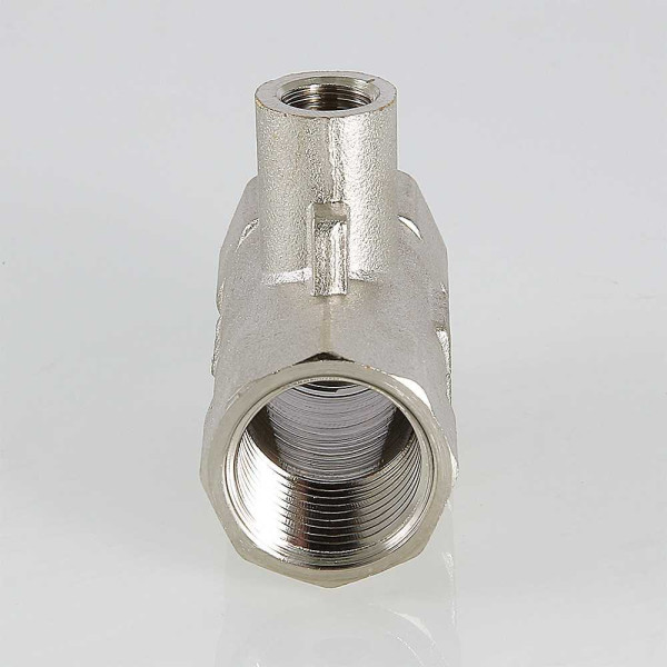Тройник для подключения датчика температуры 1"*М10*1" Valtec (никель) (VTr.250.N.0006) Тройник для подключения датчика температуры 1"*М10*1" Valtec (никель) (VTr.250.N.0006)