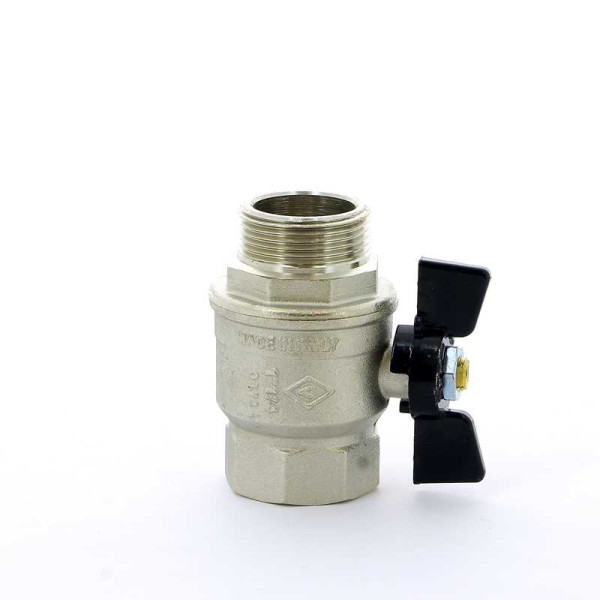 Кран Bugatti 1 1/4" ВН шаровый New Jersey 917 (черная бабочка) (09170007)