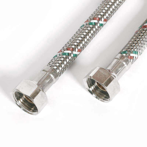 Подводка гибкая Uni-Fitt 500 мм 1/2" ВВ DN 8 оплётка из нерж. стали (500S2005) Подводка гибкая Uni-Fitt 500 мм 1/2" ВВ DN 8 оплётка из нерж. стали (500S2005)