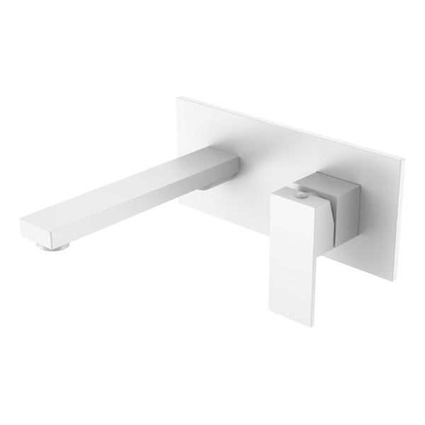 Смеситель для раковины Boheme Qubic белый (475-MW) Смеситель для раковины Boheme Qubic белый (475-MW)