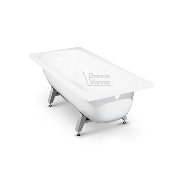 Ванна стальная ВИЗ Donna Vanna 170x70x40 форма Сома с каркасом ОР-01200 (DV-75901)