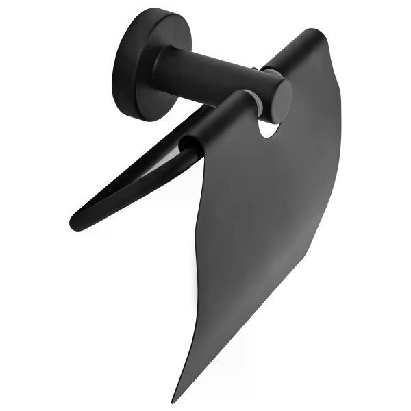 Держатель туалетной бумаги с крышкой Rea 322213B Black mat черный матовый (REA-77002) Держатель туалетной бумаги с крышкой Rea 322213B Black mat черный матовый (REA-77002)