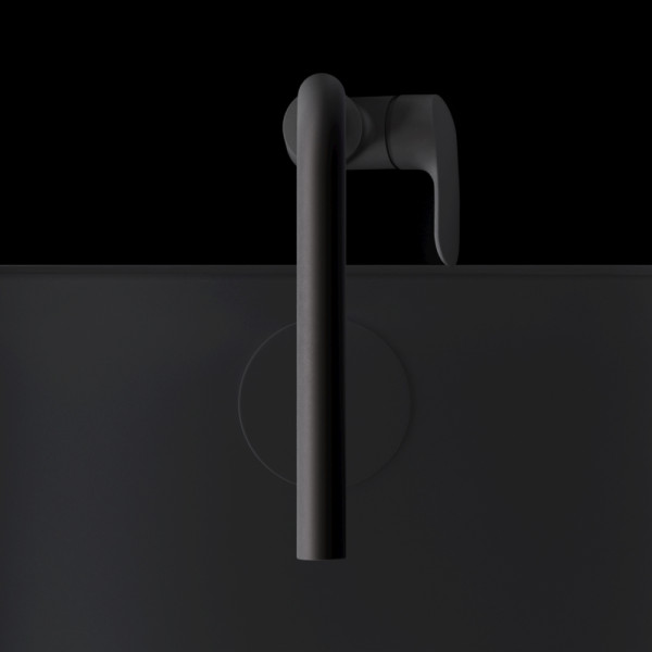 Cмеситель для кухни AM.PM Like L-образный излив, черный (F8005022) Cмеситель для кухни AM.PM Like L-образный излив, черный (F8005022)