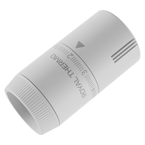 Головка термостатическая М30х1,5 Royal Thermo Design жидкостная (белый soft touch) (RATHDN13015WS) Головка термостатическая М30х1,5 Royal Thermo Design жидкостная (белый soft touch) (RATHDN13015WS)