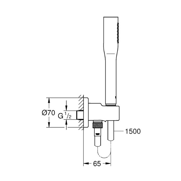 Гарнитур душевой Grohe Euphoria Cosmopolitan (26404000)