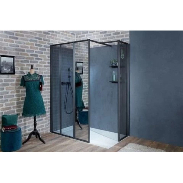 Душевое ограждение Jacob Delafon Nouvelle 27,3x200 стекло прозрачное, профиль черный (E94WI30-MZ) Душевое ограждение Jacob Delafon Nouvelle 27,3x200 стекло прозрачное, профиль черный (E94WI30-MZ)