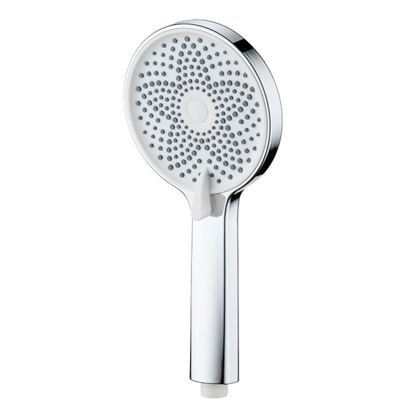 Лейка для душа Melodia Luxe d120 мм хром, 3 функции (MKP26313BL)