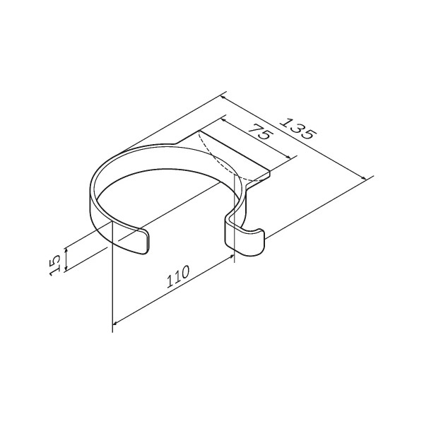 Держатель для фена AM.PM Inspire V2.0 (черный) (A50A32322)