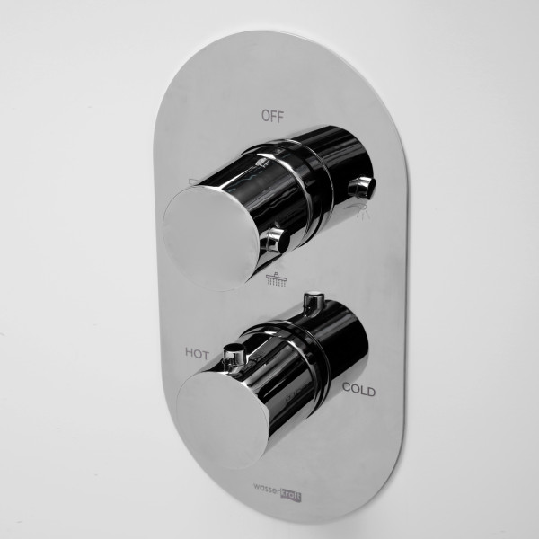 Смеситель для ванны и душа WasserKRAFT с термостатом хром (4844 Thermo) Смеситель для ванны и душа WasserKRAFT с термостатом хром (4844 Thermo)