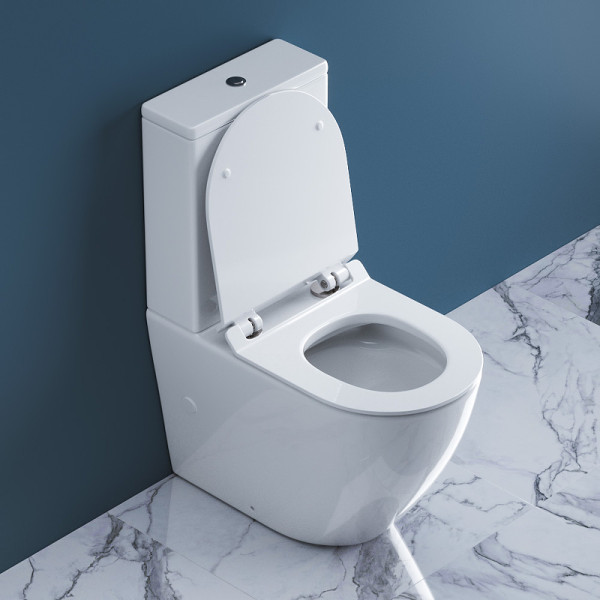 Унитаз-компакт BelBagno Sfera-R безободковый (BB2141CPR/ BB2111SC)