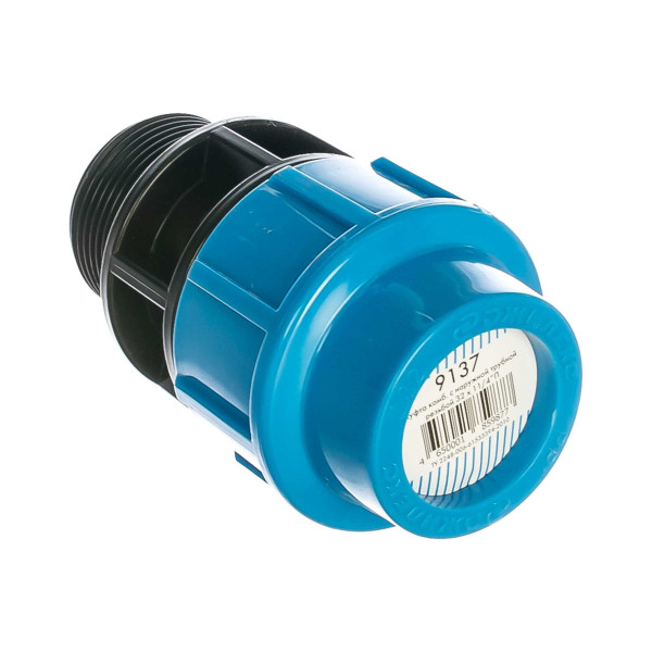 Соединение прямое 32*1 1/4"Н Джилекс (для п/э трубы, PP) (9137) Соединение прямое 32*1 1/4"Н Джилекс (для п/э трубы, PP) (9137)