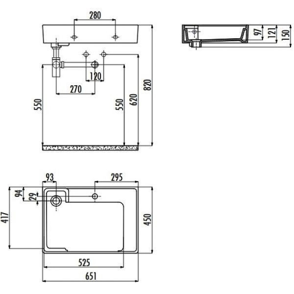 Раковина мебельная Creavit Arya 65,1x45 белая (AR065-00CB00E-0000) Раковина мебельная Creavit Arya 65,1x45 белая (AR065-00CB00E-0000)