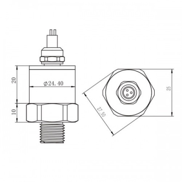 Датчик давления MLD-10.01 нерж. сталь Zont (ML00005517)