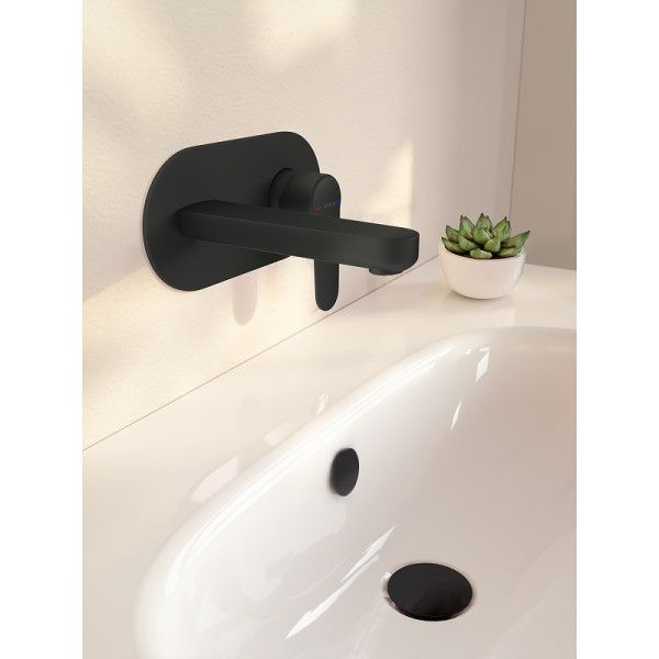 Смеситель для раковины Vitra Root Round матовый черный (A4272136EXP)