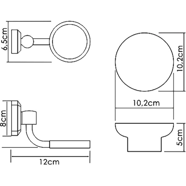 Мыльница WasserKRAFT (K-24129)