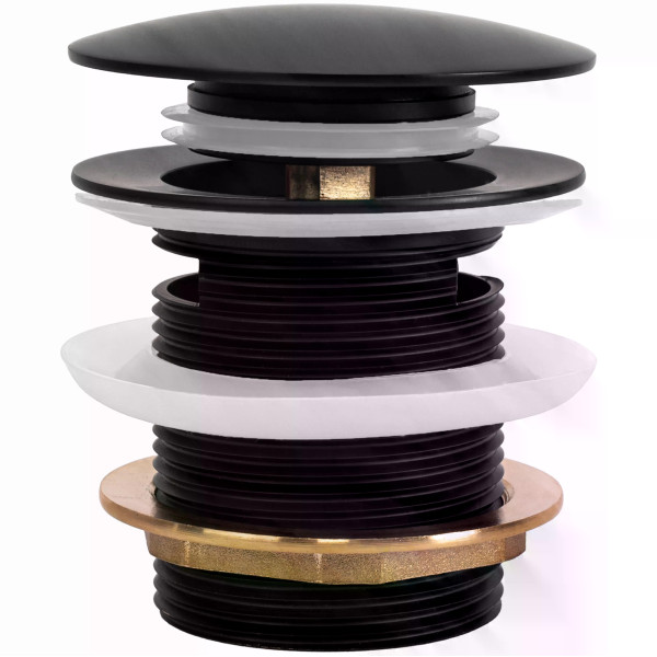 Донный клапан Rea черный матовый (REA-W2006) Донный клапан Rea черный матовый (REA-W2006)