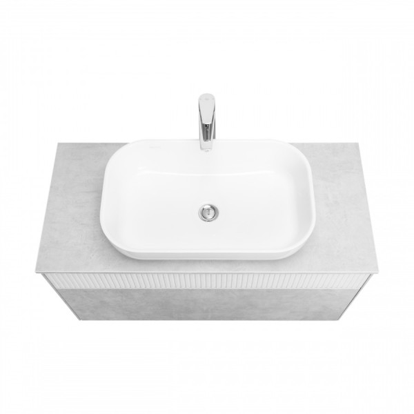 Тумба подвесная Aquaton Марбл 460x1000x530 белый, слэйт (1.A276.3.01M.H4C.0) Тумба подвесная Aquaton Марбл 460x1000x530 белый, слэйт (1.A276.3.01M.H4C.0)