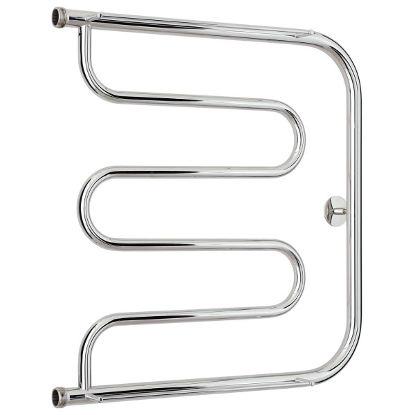 Полотенцесушитель водяной Стилье Тандем 2 полки 600х600 резьба-сгон 1 хром (00016-6060) Полотенцесушитель водяной Стилье Тандем 2 полки 600х600 резьба-сгон 1 хром (00016-6060)