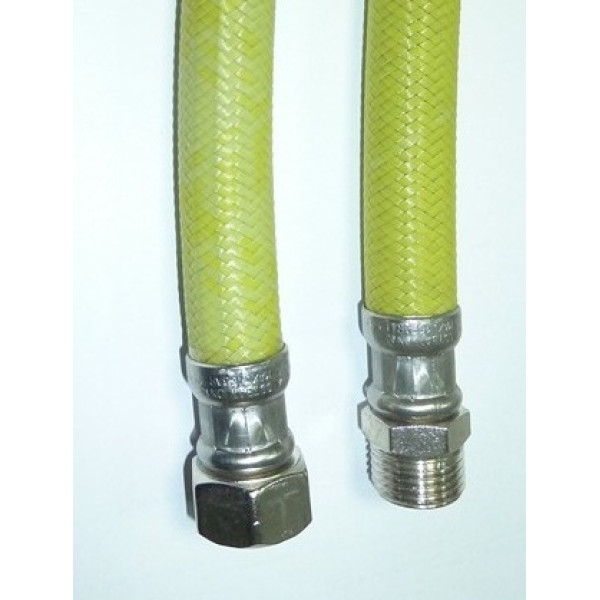 Подводка для газа Fil-Gas Gigant Yellow 200 мм. 1/2"ВВ