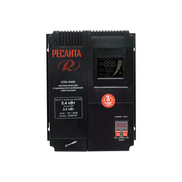 Стабилизатор напряжения Ресанта СПН-5400 (63/6/26)
