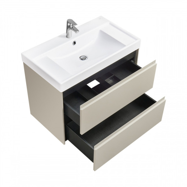 Тумба подвесная Roca Ona 785x450x565 бежево-серый матовый (A857630510)