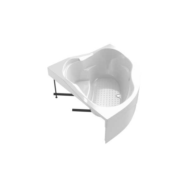 Ванна акриловая Bach Скат 143*143 система 0, с каркасом