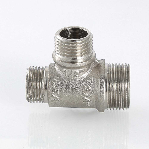 Тройник переходной 3/4"х1/2"х1/2" ННН Valtec (никель) (VTr.131.RN.050404) Тройник переходной 3/4"х1/2"х1/2" ННН Valtec (никель) (VTr.131.RN.050404)