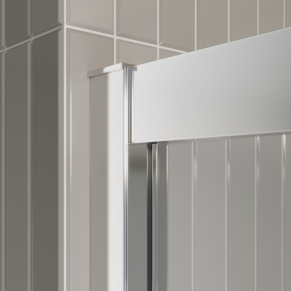 Душевые двери BelBagno Luce 130x195 стекло прозрачное, профиль хром (LUCE-BF-1-130-C-Cr) Душевые двери BelBagno Luce 130x195 стекло прозрачное, профиль хром (LUCE-BF-1-130-C-Cr)