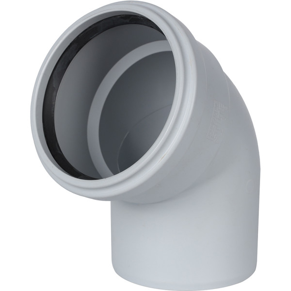 Отвод 110x67 Stout (PP, серый) (SKB-0011-011067)