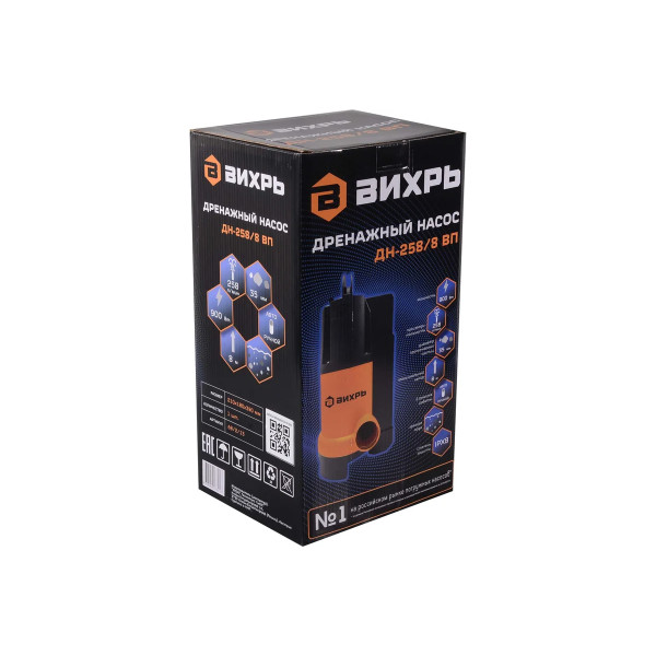 Насос дренажный Вихрь ДН-258/8 ВП