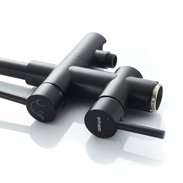 Смеситель напольный Gerhans черный (K13219B)