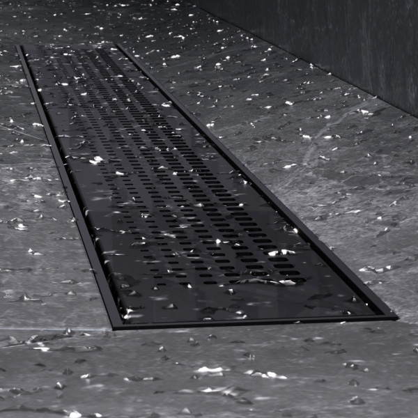 Душевой лоток AM.PM PrimeFlow линейный универс затвор Cut Gradient 80 см черн мат (W02SC-P11-080-01BM)