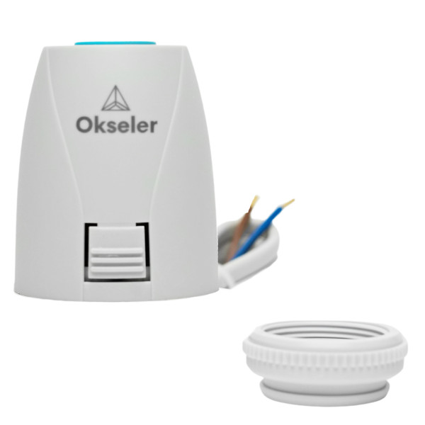 Сервопривод Okseler Standart M30х1,5 230 В нормально-закрытый (Oks00230) Сервопривод Okseler Standart M30х1,5 230 В нормально-закрытый (Oks00230)