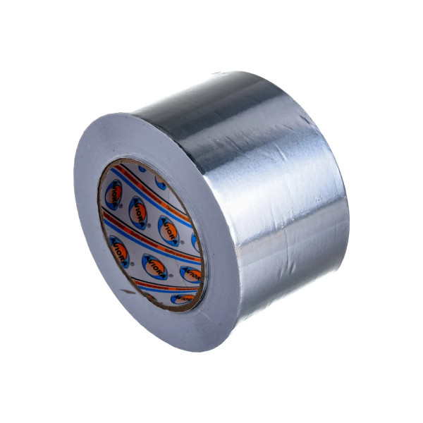 Лента алюминиевая клейкая Aviora 75 мм х 50 м (302-051) Лента алюминиевая клейкая Aviora 75 мм х 50 м (302-051)