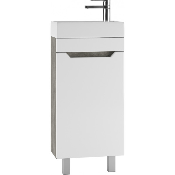 Тумба напольная Енисей 40 Мечта без ящика Бетон Айсберг Домино (DM2330T)