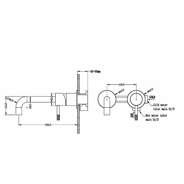 Смеситель для раковины Boheme Uno Shine Gun Metall (465-SGM) Смеситель для раковины Boheme Uno Shine Gun Metall (465-SGM)