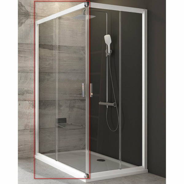 Дверь душевая Ravak Blix 100x190 стекло прозрачное, профиль белый (1XVA010Z1)