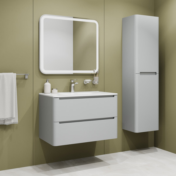 Пенал подвесной Iddis EdificeDIS 40x30x150 светло-серый (EDI40L0i97)