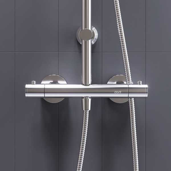 Душевая система Dorff Futura с душевым набором хром (D0710400)