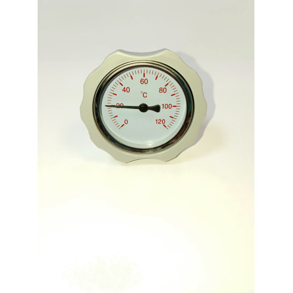 Термометр Geschaften аксиальный для насосных групп (0-120, красный) (GSB104)