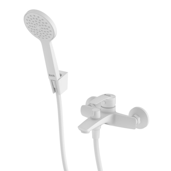 Смеситель для ванны и душа Iddis Ray с душевым комплектом (RAYWT02i02)