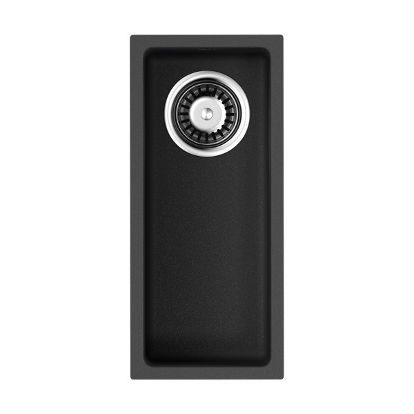 Мойка для кухни врезная Omoikiri Bosen 20-U-BL 200х440 черный (4993153)