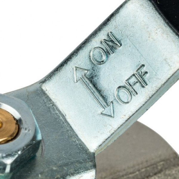 Кран 2" ВН шаровый Stout (черная ручка, полнопроходной) SVB-0003-000050