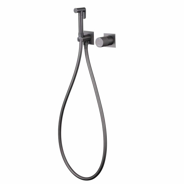 Смеситель с гигиеническим душем Abber Rund никель (AF8725NG)