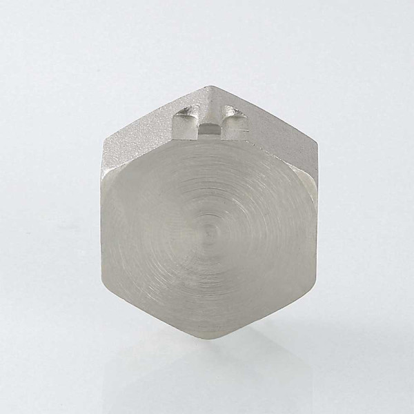 Заглушка 1/2"В с отверстием для пломбировки Valtec (никель) (VTr.603.N.0004) Заглушка 1/2"В с отверстием для пломбировки Valtec (никель) (VTr.603.N.0004)