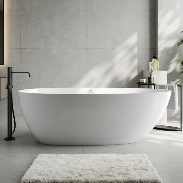 Ванна акриловая Abber 180x90x58 белая (AB9211-1.8)